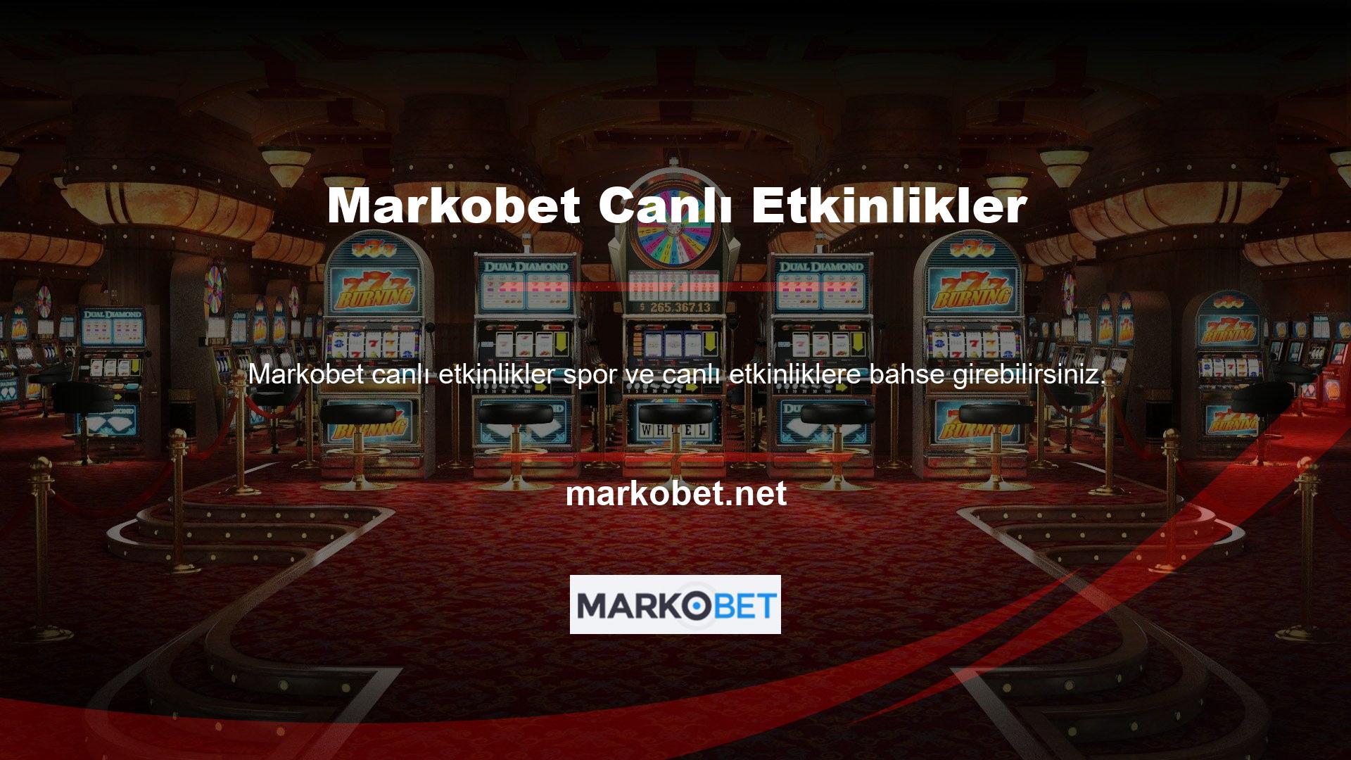 E-spor ve sanal bahisler de oynayabilirsiniz